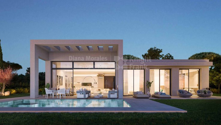Freistehende Villa in bewachter Anlage - Villa zum Verkauf in Benahavis