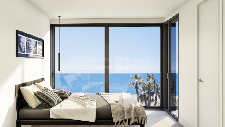 Квартира с двумя спальнями на берегу моря - Апартамент на продажу в Эстепона