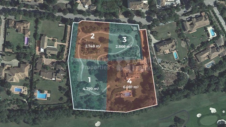 Investitionsmöglichkeit: Erstklassiges Golfgrundstück mit Villa in erster Reihe am 17. Fairway von Valderrama - Grundstück zum Verkauf in Sotogrande
