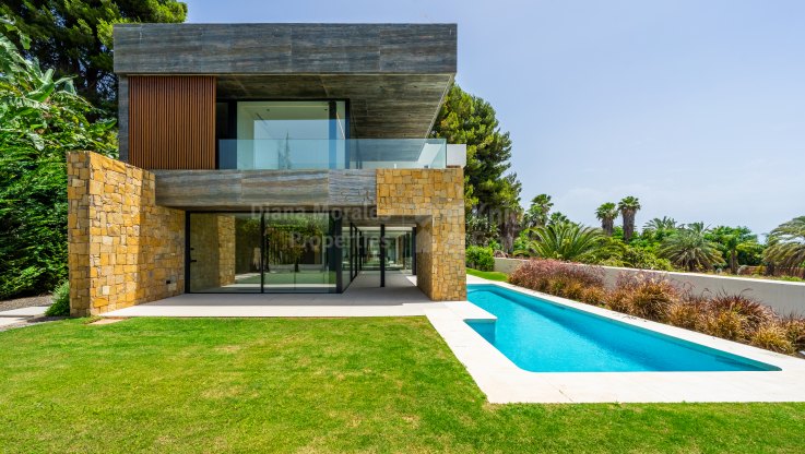 Brandneue moderne Villa an der Goldenen Meile - Villa zum Verkauf in Cortijo Nagüeles, Marbella Goldene Meile