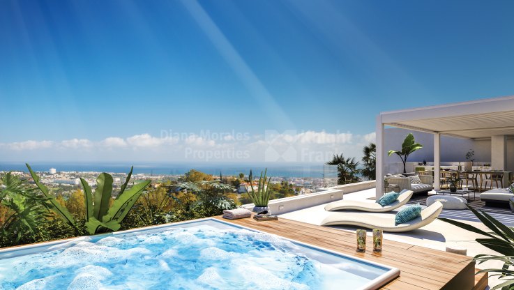 Two-floor penthouse with panoramic views - Duplex Penthouse for sale in La Quinta, Benahavis