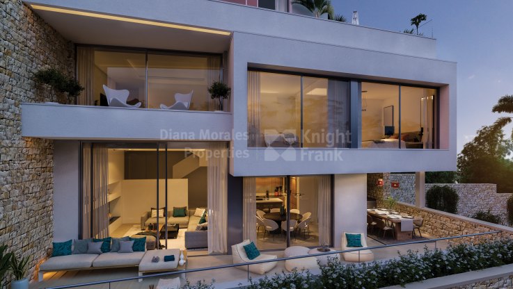 Duplex-Penthaus mit Panoramablick - Zweistöckiges Penthouse zum Verkauf in La Quinta, Benahavis