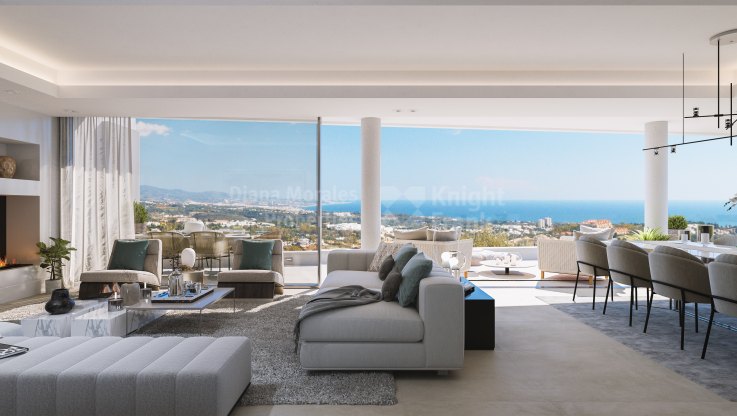 Duplex en attique avec vues panoramiques - Penthouse duplex à vendre à La Quinta, Benahavis