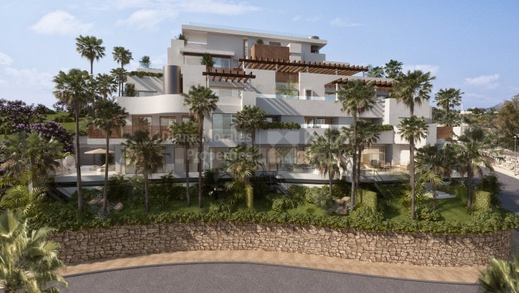 Apartamento en Río Real con jardín privado - Apartamento en venta en Rio Real Golf, Marbella Este