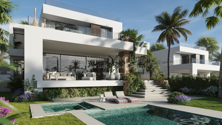 Modern villa in gated complex - Villa for sale in La Carolina, Marbella Golden Mile