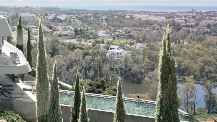 Proyecto de Villa de ultra diseño con vistas inmejorables - Villa en venta en Real de La Quinta, Benahavis