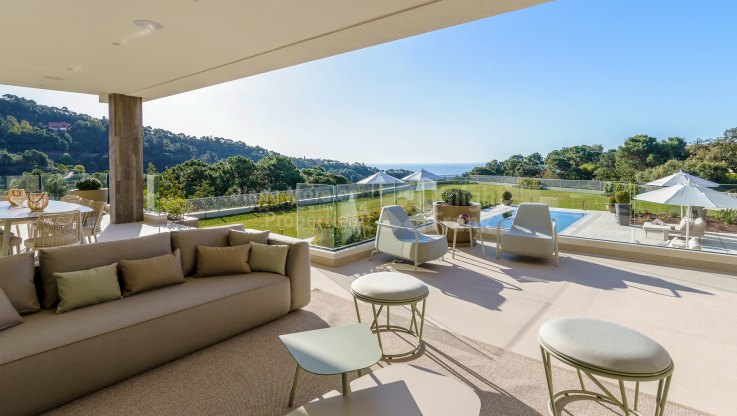 Se vende villa con vistas al mar en La Zagaleta - Villa en venta en La Zagaleta, Benahavis
