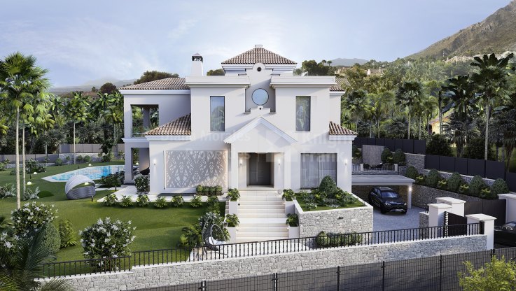 Exquisite combination of traditional and contemporary styling - Villa for sale in Sierra Blanca, Marbella Golden Mile