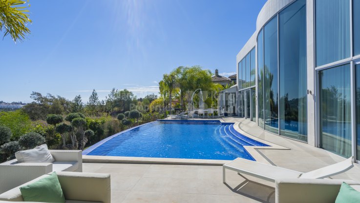 Modern villa with views in La Quinta - Villa for sale in La Quinta, Benahavis