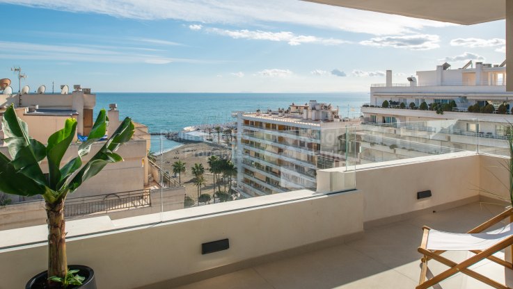 Bel appartement avec vue sur la mer et la marina - Appartement Terrasse à vendre à Marbella Centro, Marbella