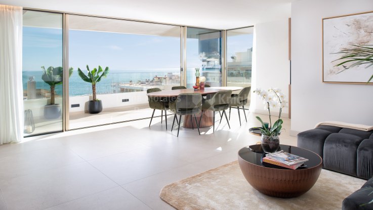 Schöne Wohnung mit Blick auf das Meer und den Yachthafen - Penthaus zum Verkauf in Marbella Centro, Marbella