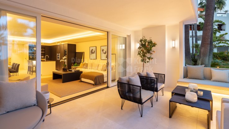 Luxurious ground floor flat in Puente Romano - Ground Floor Apartment for sale in Marina de Puente Romano, Marbella Golden Mile