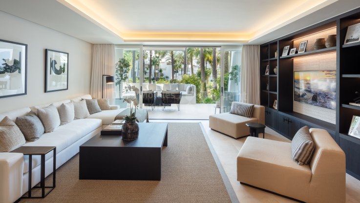 Luxueux appartement au rez-de-chaussée à Puente Romano - Appartement rez de chaussée à vendre à Marina de Puente Romano, Marbella Golden Mile