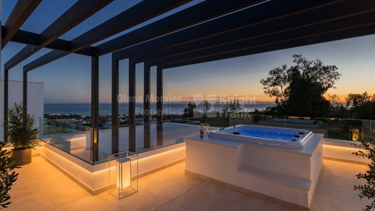 Maison familiale avec piscine à Sierra Blanca - Villa à vendre à Balcones de Sierra Blanca, Marbella Golden Mile