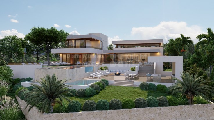 Grundstück mit Projekt im Golftal zu verkaufen - Grundstück zum Verkauf in Las Brisas, Nueva Andalucia