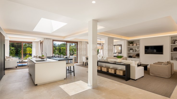 Balinesisch inspirierte Villa im Herzen des Golf Valley - Villa zum Verkauf in Las Brisas, Nueva Andalucia