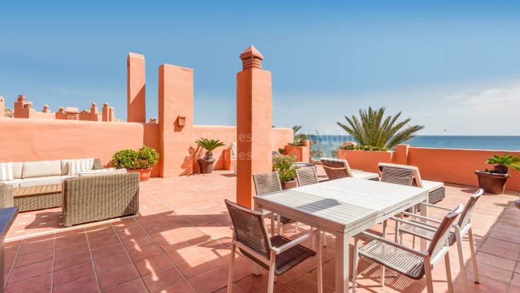 Modern style duplex penthouse in La Morera for sale - Duplex Penthouse for sale in La Morera, Marbella East