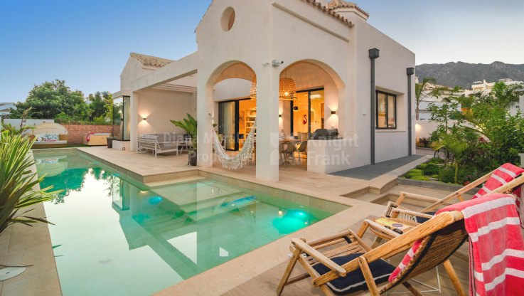 Villa de la Milla de Oro playa - Villa en alquiler en Casablanca, Marbella Milla de Oro