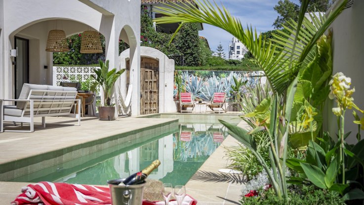 Villa de la Milla de Oro playa - Villa en alquiler en Casablanca, Marbella Milla de Oro