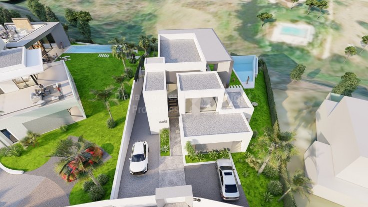Grundstück mit Projekt und Lizenz für Villa in Haza del Conde zu verkaufen - Villa zum Verkauf in Haza del Conde, Nueva Andalucia