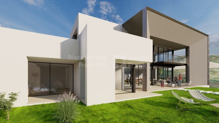 A la venta parcela con proyecto y Licencia para villa en Haza del Conde - Villa en venta en Haza del Conde, Nueva Andalucia