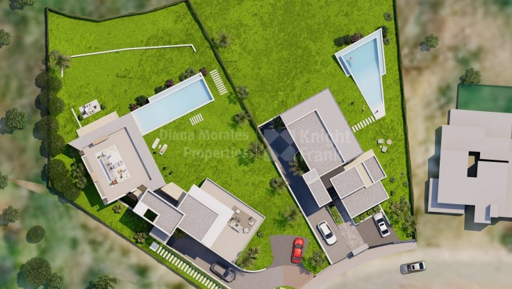 Grundstück mit Projekt und Lizenz für Villa in Haza del Conde - Villa zum Verkauf in Haza del Conde, Nueva Andalucia
