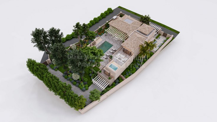 Elegance and distinction for a villa on the Golden Mile - Villa for sale in La Carolina, Marbella Golden Mile