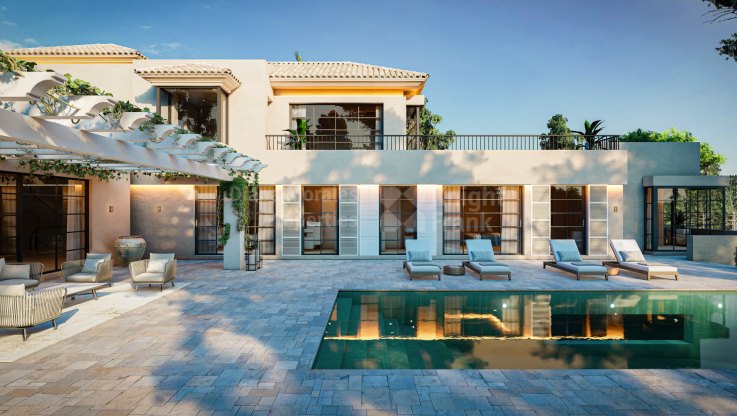 Eleganz und Vornehmheit für eine Villa an der Goldenen Meile - Villa zum Verkauf in La Carolina, Marbella Goldene Meile