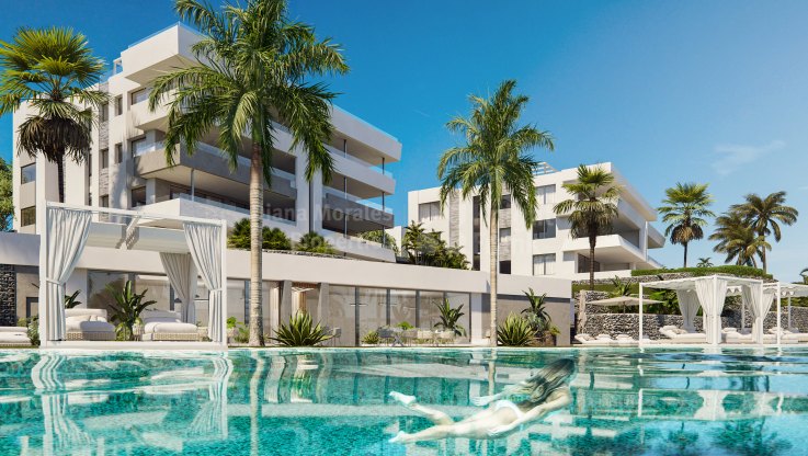 Penthouse mit großer Sonnenterrasse - Zweistöckiges Penthouse zum Verkauf in Santa Clara, Marbella Ost