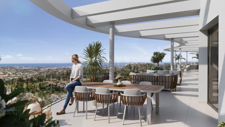 Двухуровневый пентхаус в The view Marbella - Пентхаус дуплекс на продажу в Марбелья