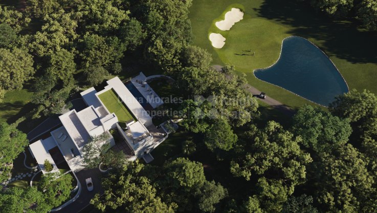 Golfvilla in erster Linie in Sotogrande - Villa zum Verkauf in Almenara, Sotogrande