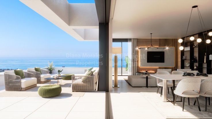 Wohnung in modernem Komplex mit Aussicht - Wohnung zum Verkauf in Los Altos de los Monteros, Marbella Ost