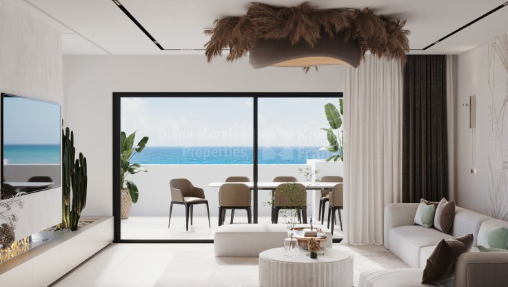 Incroyable appartement dans un complexe de luxe en face de la mer - Appartement à vendre à Costalita del Mar, Estepona