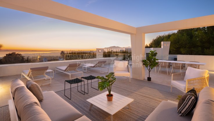 Magnifique penthouse à côté de la Sierra Blanca - Penthouse duplex à vendre à Reserva de Sierra Blanca, Marbella Golden Mile
