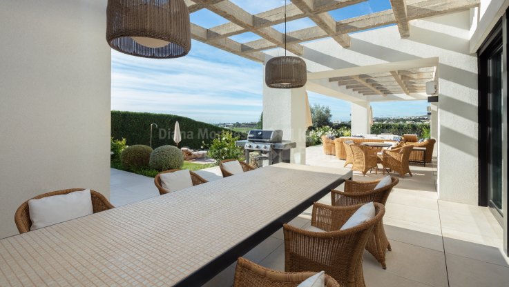 Exquisite Villa im mediterranen Stil mit traumhaftem Blick auf das Golftal in Marbella - Villa zum Verkauf in Haza del Conde, Nueva Andalucia