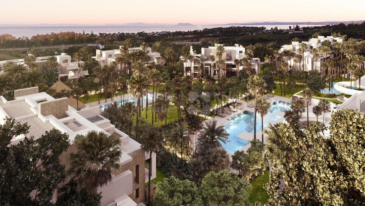 Apartment in complex on the New Golden Mile, Estepona