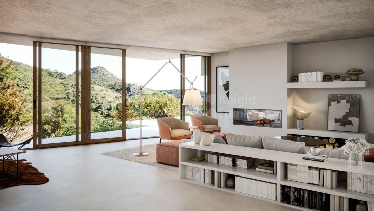 Villa de luxe à Benahavis avec vue panoramique et design durable - Villa à vendre à Monte Mayor, Benahavis