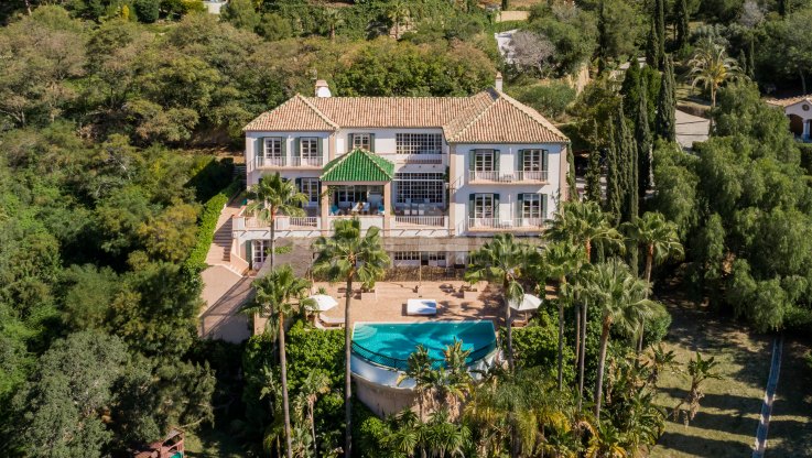 Villa avec vue sur la mer à Marbella Hill Club