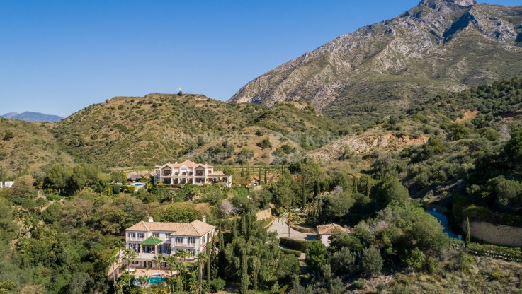 Villa con vistas al mar en Marbella Hill Club - Villa en alquiler en Marbella Hill Club, Marbella Milla de Oro