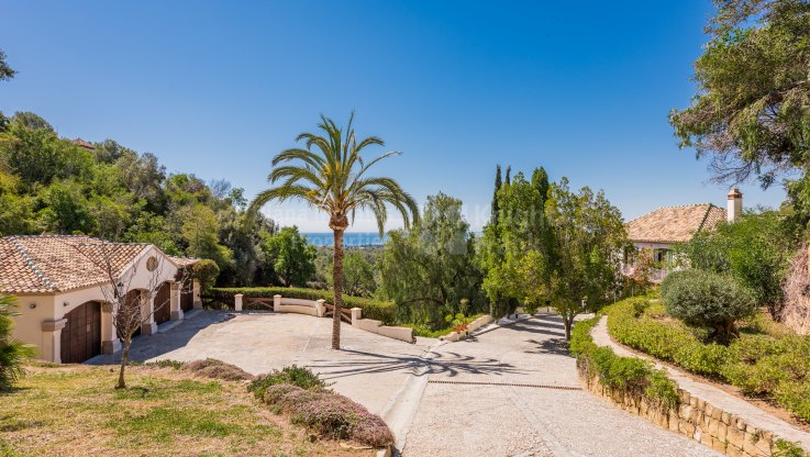 Villa con vistas al mar en Marbella Hill Club - Villa en alquiler en Marbella Hill Club, Marbella Milla de Oro