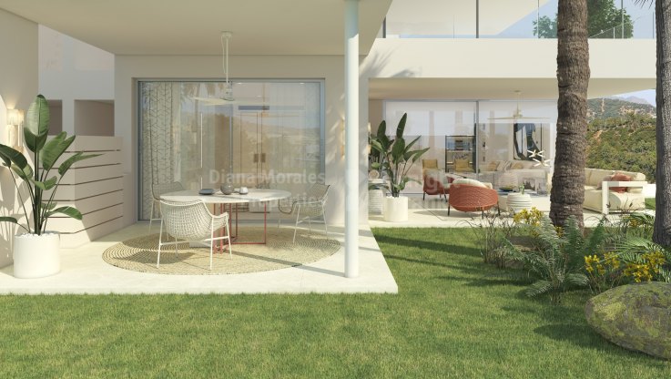 Apartamento en planta jardín - Apartamento Planta Baja en venta en Benahavis