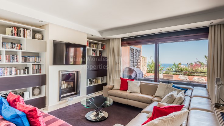 Superbe penthouse en bord de mer dans un lotissement exclusif - Penthouse duplex à vendre à Malibu, Marbella - Puerto Banus