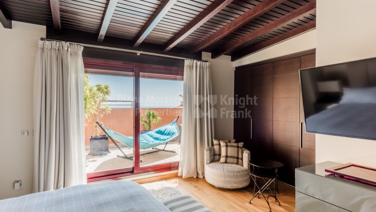 Superbe penthouse en bord de mer dans un lotissement exclusif - Penthouse duplex à vendre à Malibu, Marbella - Puerto Banus
