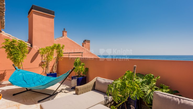 Superbe penthouse en bord de mer dans un lotissement exclusif - Penthouse duplex à vendre à Malibu, Marbella - Puerto Banus