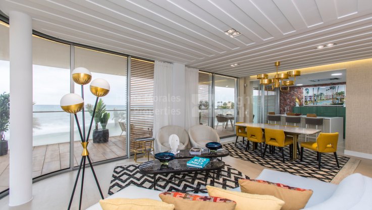 New beachfront first floor apartment - Apartment for sale in Estepona Playa, Estepona