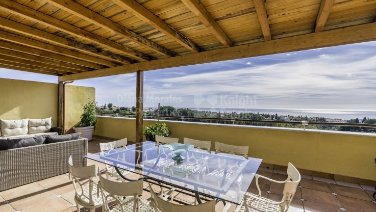 Penthouse mit Meerblick und Grünflächen - Penthaus zum Verkauf in Condado de Sierra Blanca, Marbella Goldene Meile