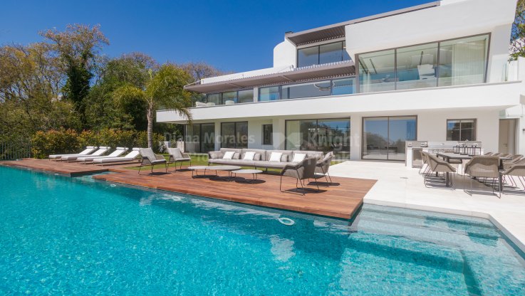 Villa toute neuve avec vue sur la mer et le golf à La Quinta - Villa à vendre à La Quinta, Benahavis