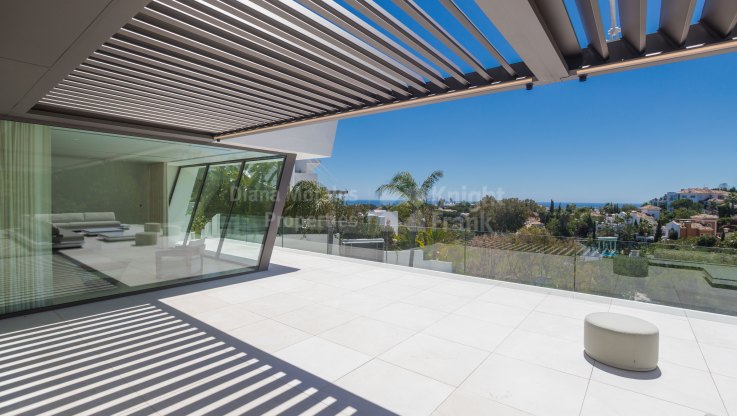 Brand new villa with sea and golf views in La Quinta - Villa for sale in La Quinta, Benahavis