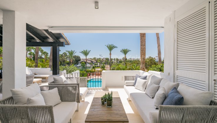 Unique apartment in a 5 star beach resort - Apartment for sale in Marina de Puente Romano, Marbella Golden Mile