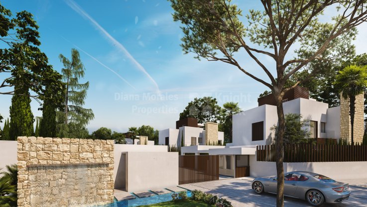 Modern villa in a gated community with security - Villa for sale in Marbella Centro, Marbella city